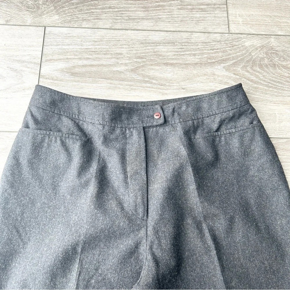 Vintage Bianca Nygard Grey Wool Blend High Waist Ankle Length Mom Pants - Picture 2 of 12